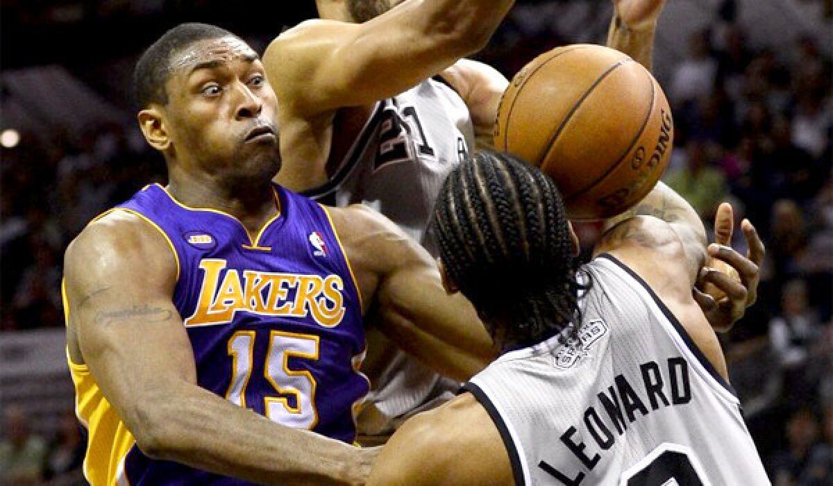 Metta World Peace took to Twitter to announce that he had fluid drained from a cyst in his knee on Friday.