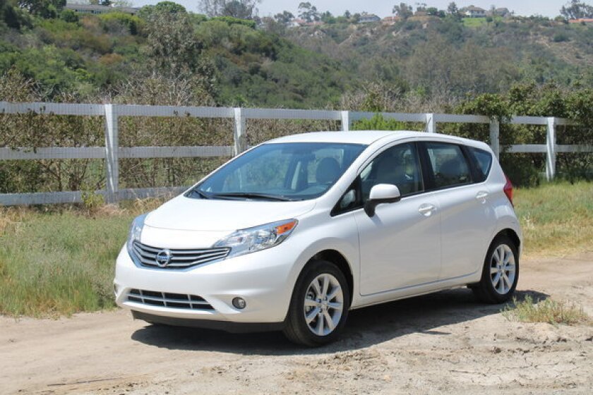 The all-new 2014 Nissan Versa Note is a subcompact hatchback aimed at the likes of Honda's Fit, Ford's Fiesta and Hyundai's Accent. It starts at $14,750, including destination charges.