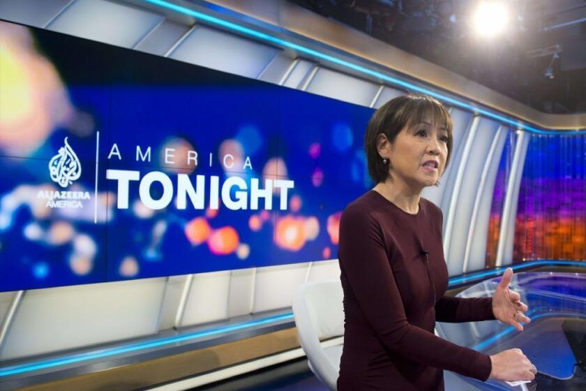 Al Jazeera America, whose shows include "America Tonight" anchored by Joie Chen, is cutting staff.