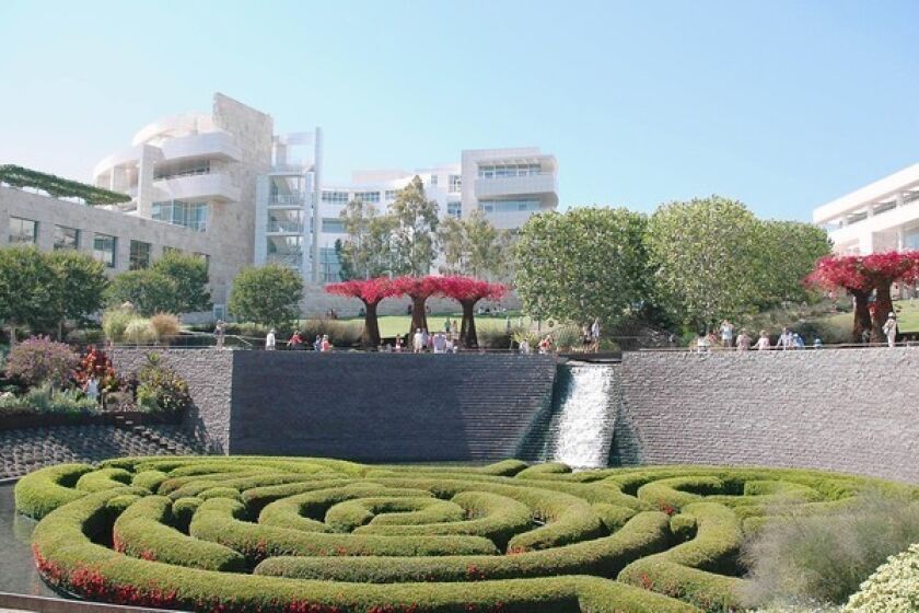 A view of the Getty Center in Brentwood.
