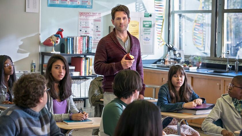 Glenn Howerton plays a reluctant high school teacher in the new NBC comedy "A.P. Bio."