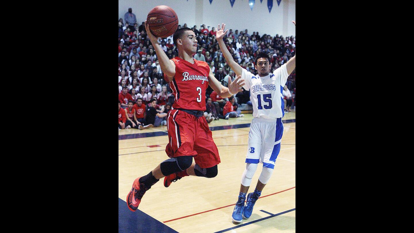 Photo Gallery: Rival boys basketball, Burbank vs. Burroughs