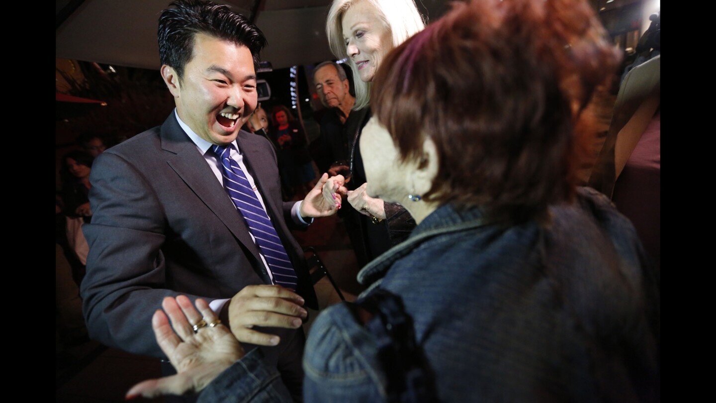 The race for Tom LaBonge's City Council seat came down to a runoff between David Ryu and Carolyn Ramsay.