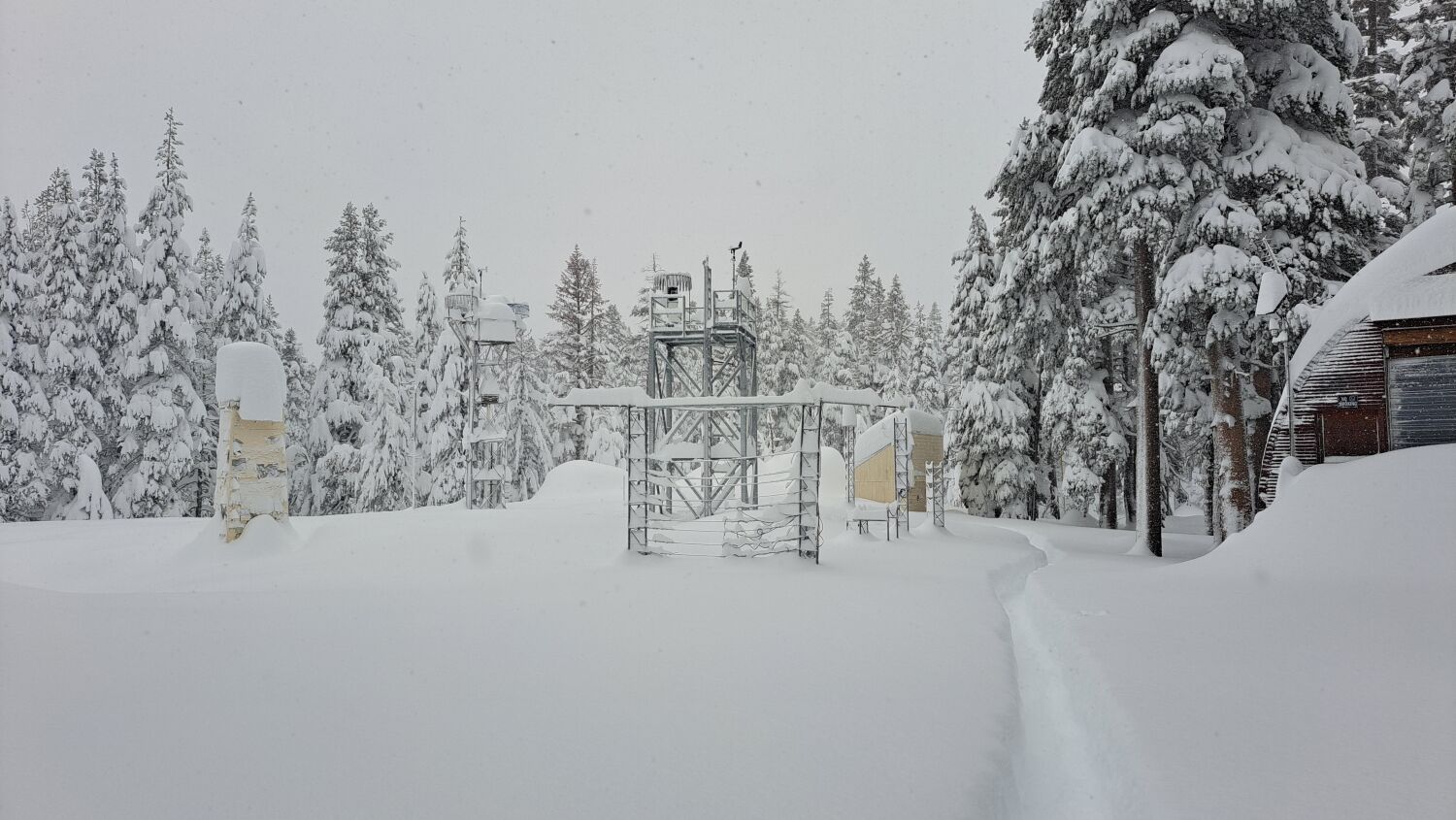 Storm blankets Sierra Nevada in heavy snow, brings rain across California