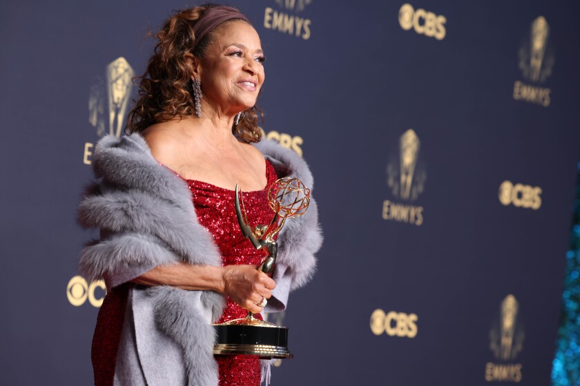 Debbie Allen, recipient of the Governors Award at the 73rd Primetime Emmy Awards,in the press room at L.A. Live