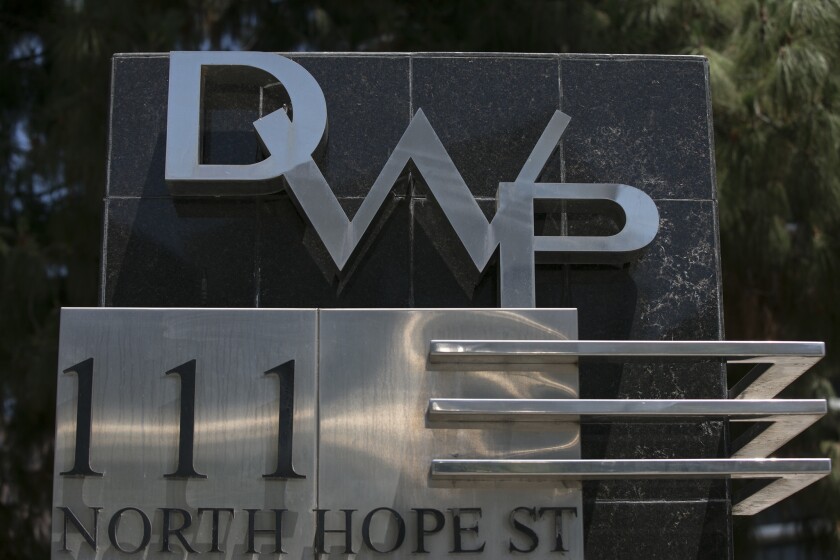 LOS ANGELES, CA, SUNDAY, JUNE 7, 2015 - The Los Angeles Department of Water and Power (DWP) building