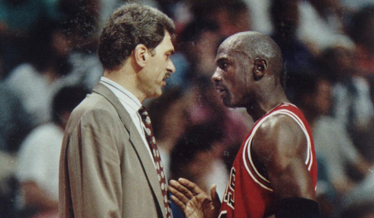 Phil Jackson and Michael Jordan won six titles together in Chicago.