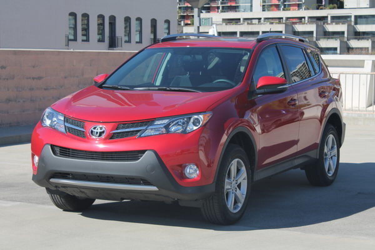 This 2013 Toyota RAV4 is the latest vehicle to roll into The Times' Test Garage. It's the all-wheel-drive XLE model, priced at $27,565.