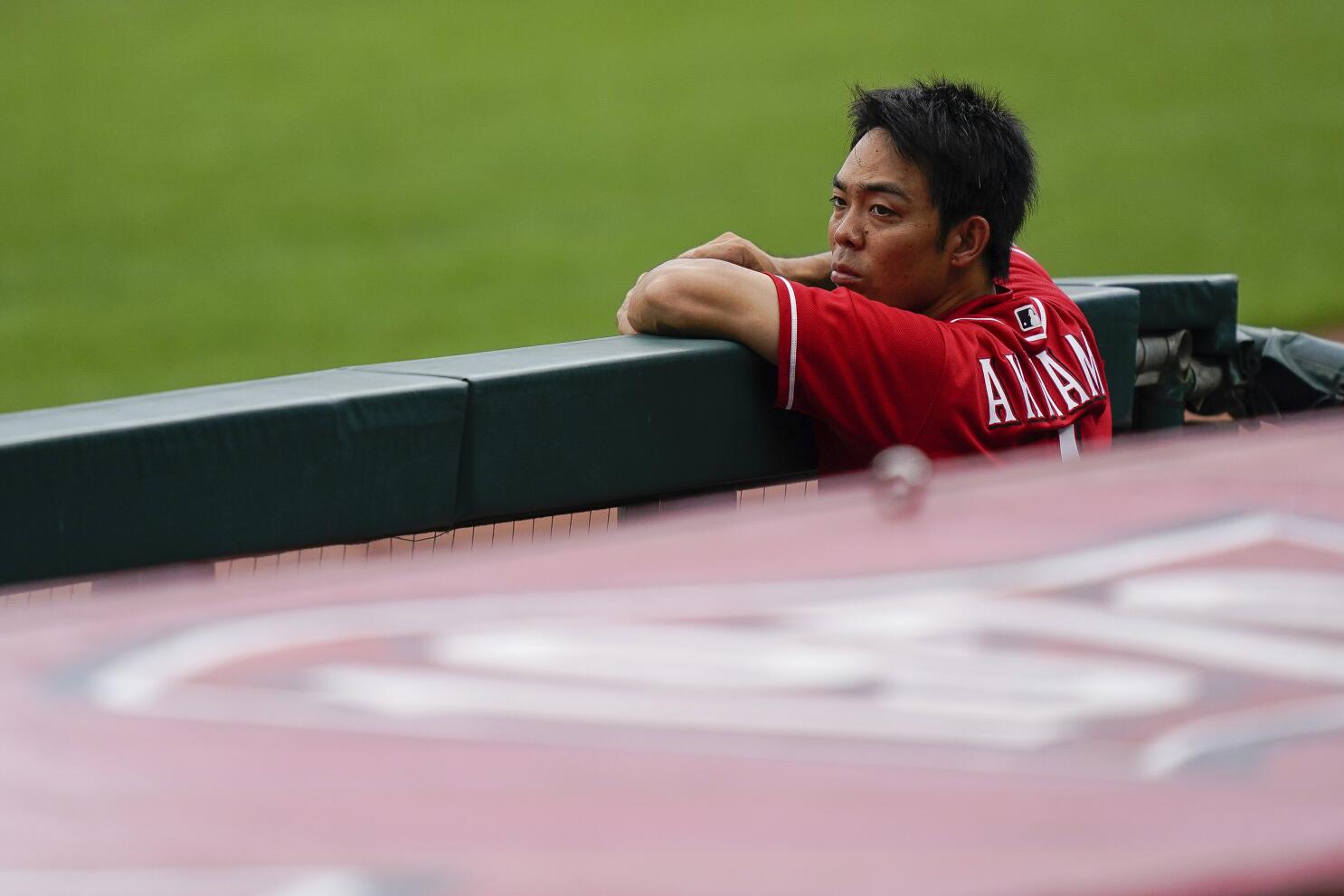 Outfielder Shogo Akiyama wanted to make history with Reds - The San Diego  Union-Tribune