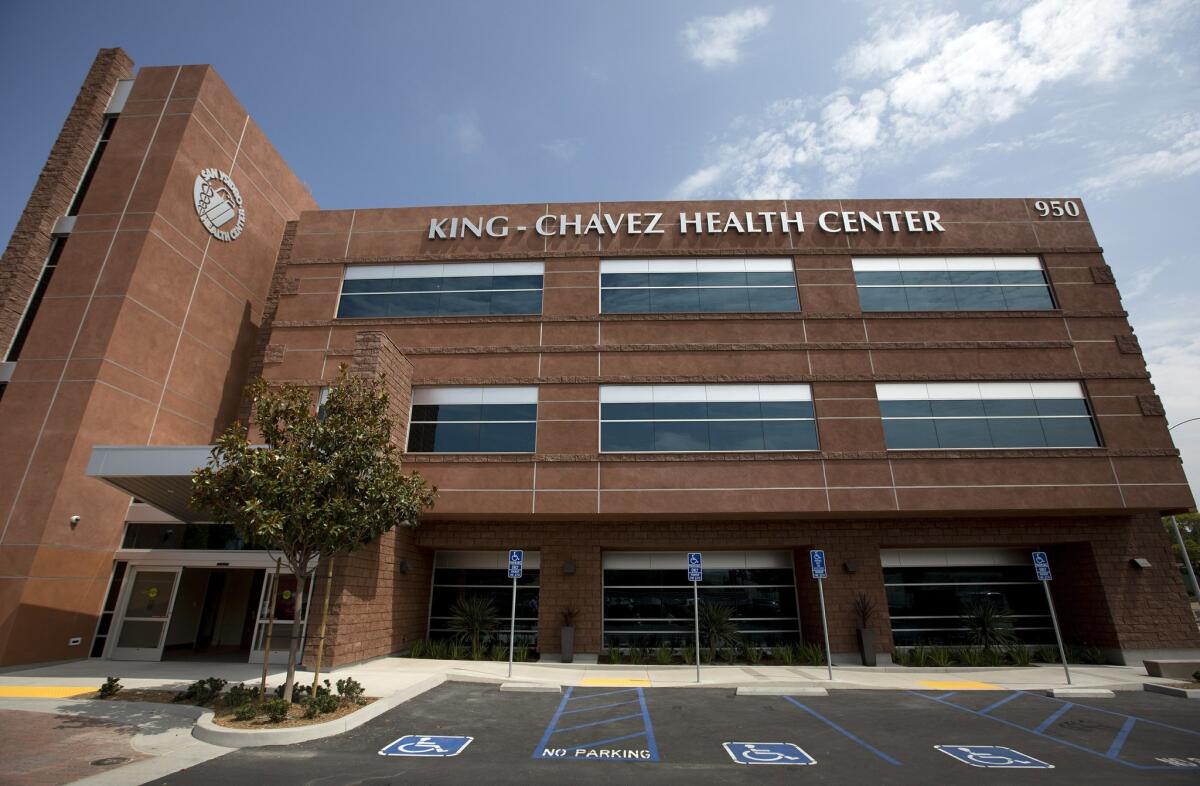 The new King-Chavez Health Center scheduled to open soon to serve southeast San Diego. — Earnie Grafton