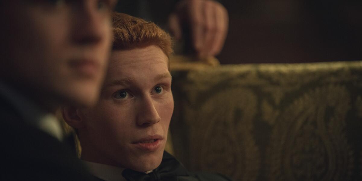 Luther Ford as Prince Harry in the final season of "The Crown."