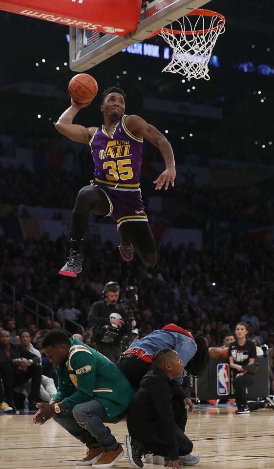 NBA All-Star game contests at Staples Center