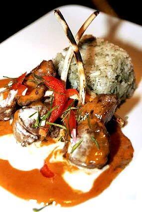 Grilled lamb chop