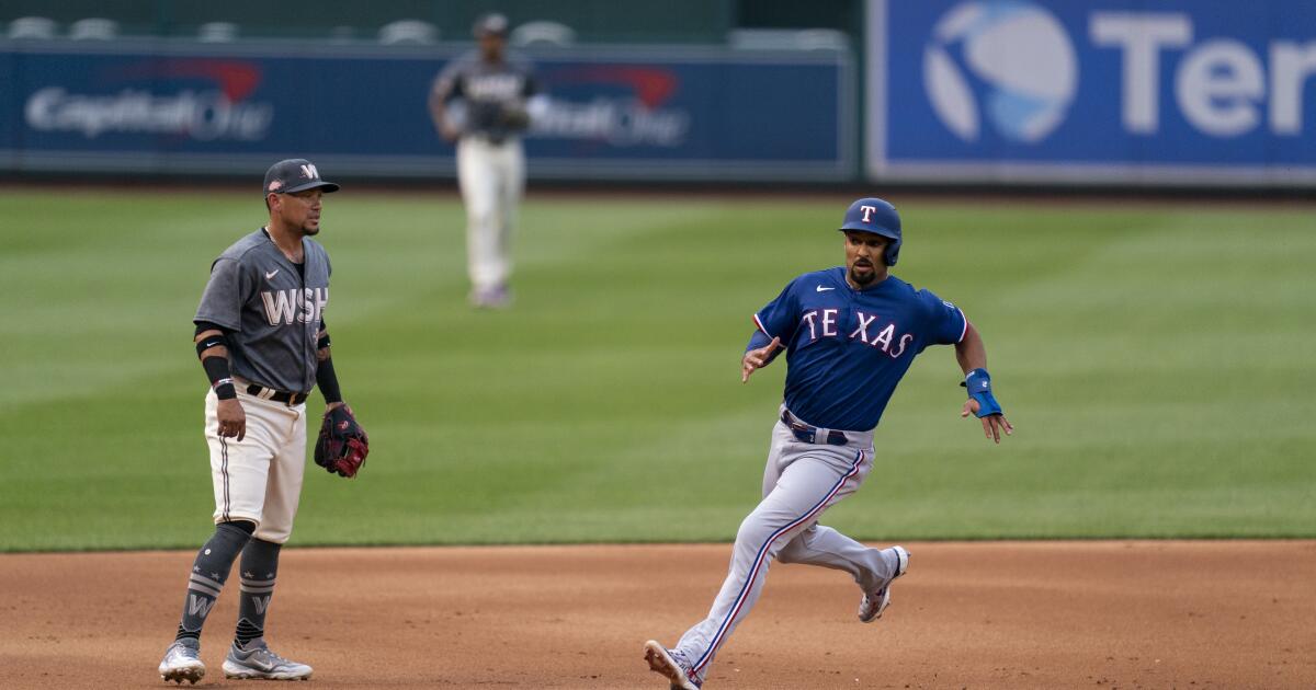 Joey Meneses homers for third consecutive day, leads Nationals past AL  West-leading Rangers, 7-2 - The San Diego Union-Tribune