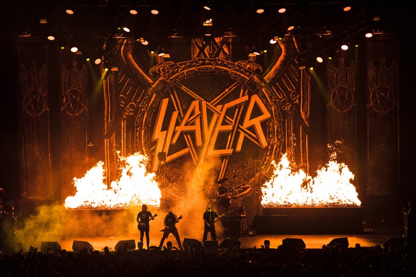 Slayer Performs For Last Time At Forum This Weekend Los Angeles