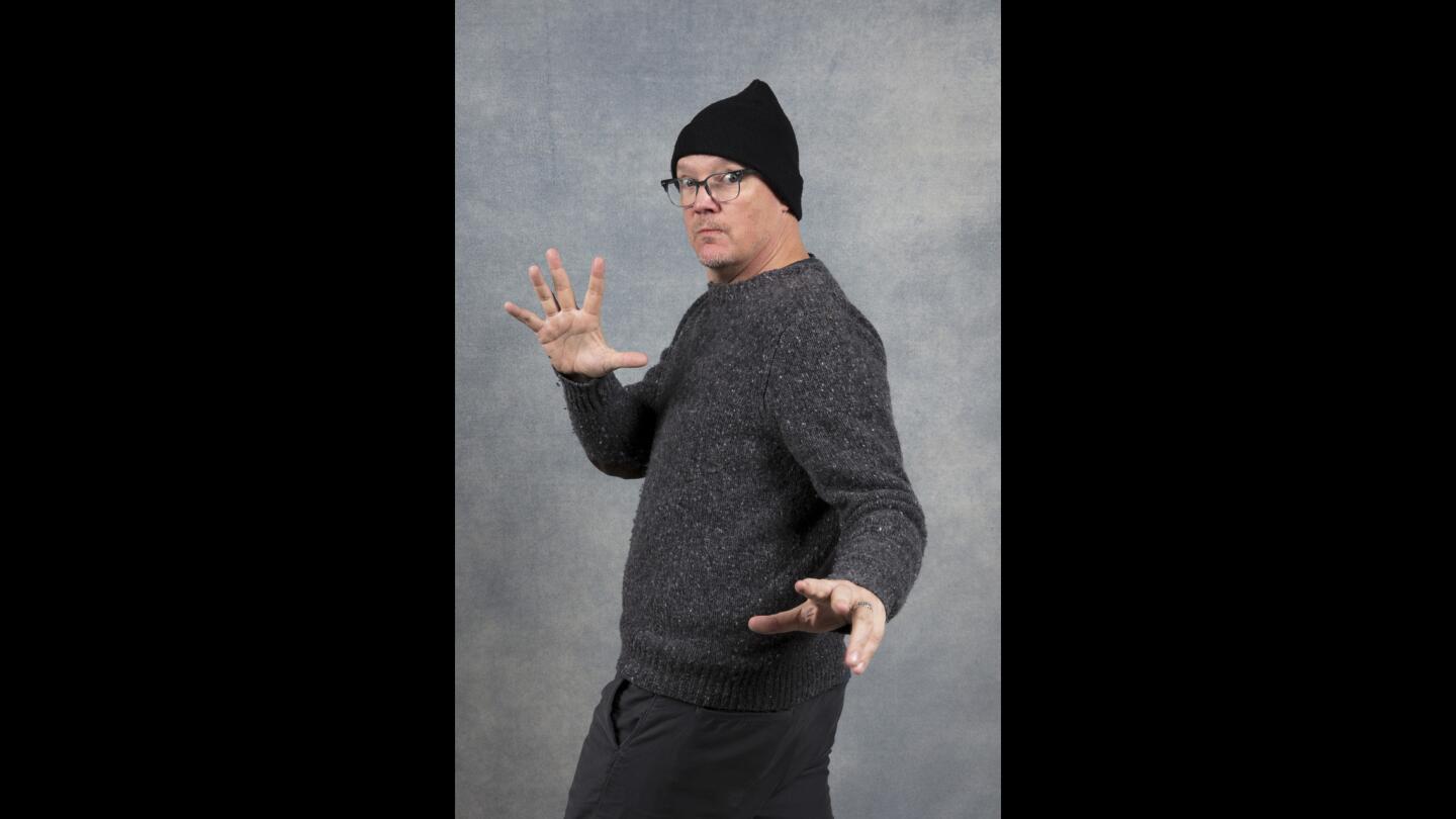 Actor Matthew Lillard, from the film "Halfway There," photographed in the L.A. Times Studio at Chase Sapphire on Main, during the Sundance Film Festival in Park City, Utah, Jan. 22, 2018. (Jay L. Clendenin / Los Angeles Times)