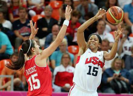 Jelena Ivezic and Candace Parker