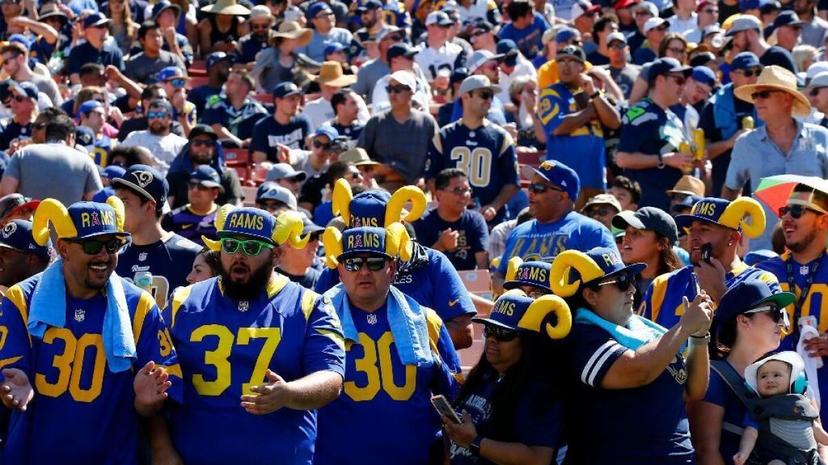 The Rams' preseason schedule is set, with dates and kickoff times