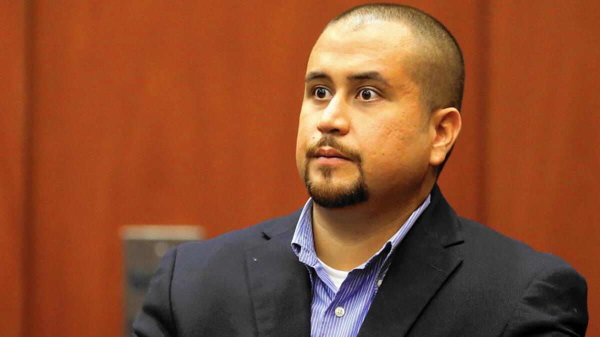 George Zimmerman testifies in court in Sanford, Fla., in 2015.