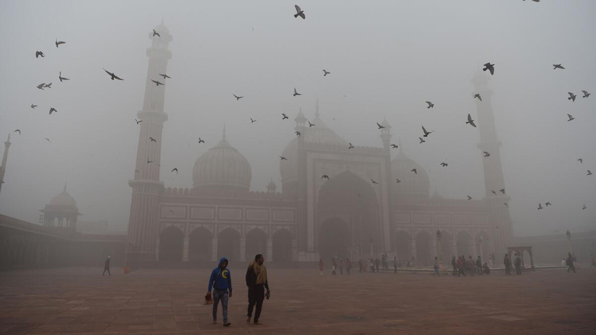 19 photos show just how bad the air pollution is right now in New Delhi -  The San Diego Union-Tribune