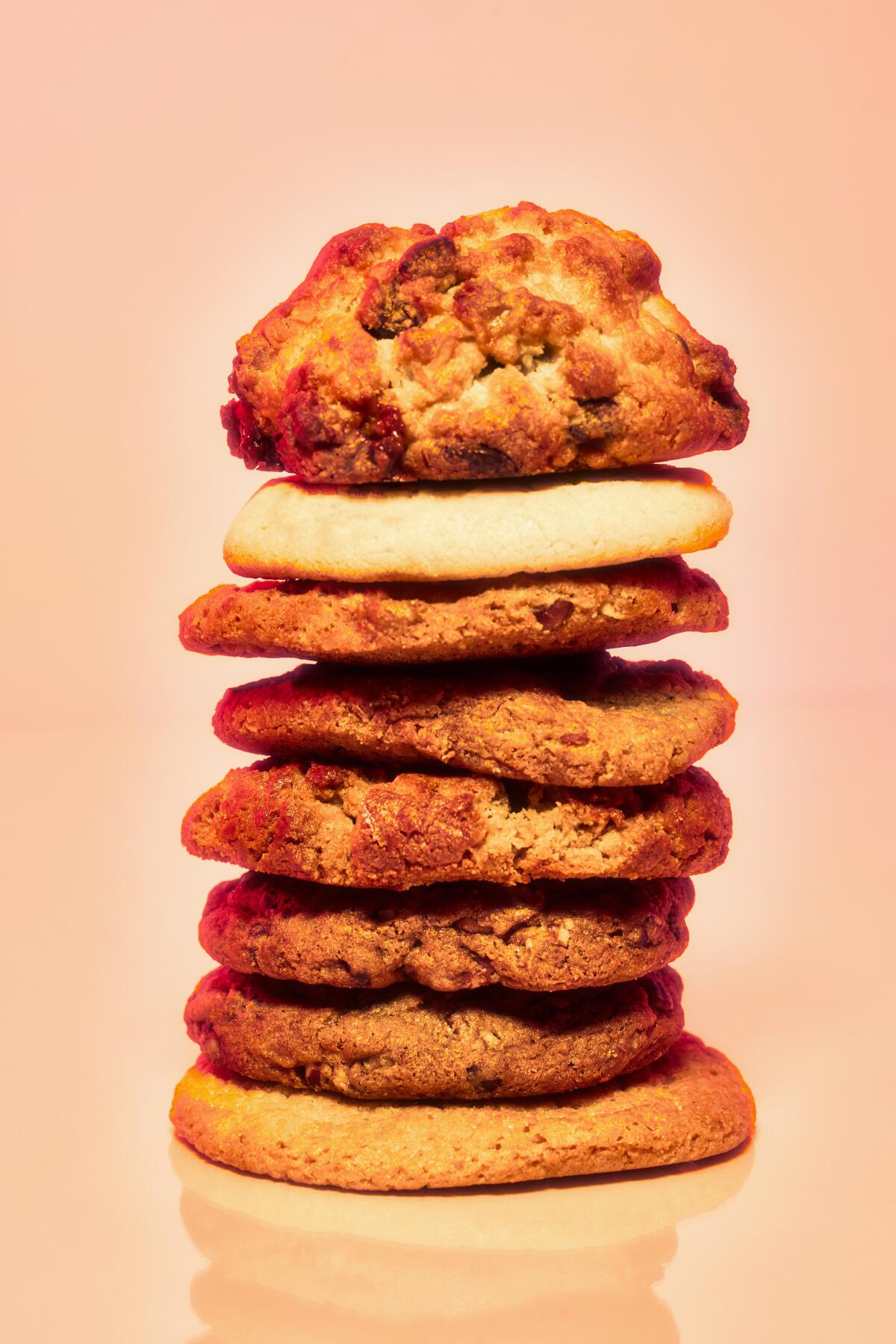 Various cookies photographed for the LA Times' "24 of the best cookies in L.A. to crush your sweet tooth."