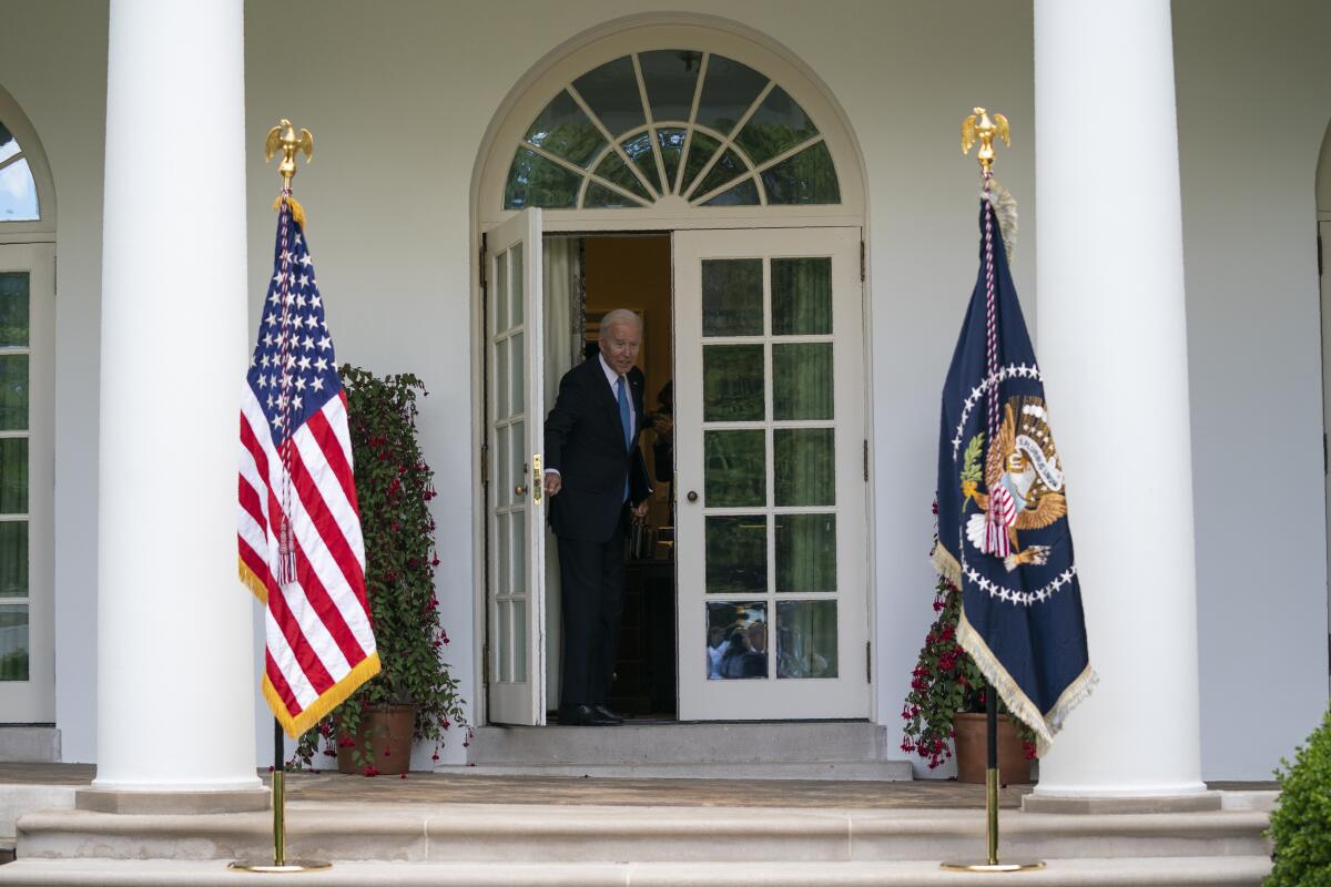El presidente Joe Biden en la Casa Blanca.