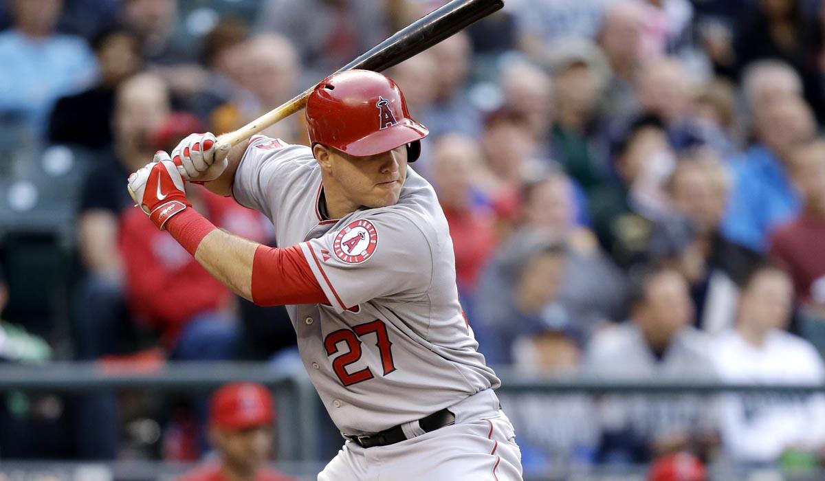 Angels center fielder Mike Trout is the leading vote-getter in All-Star balloting this spring.