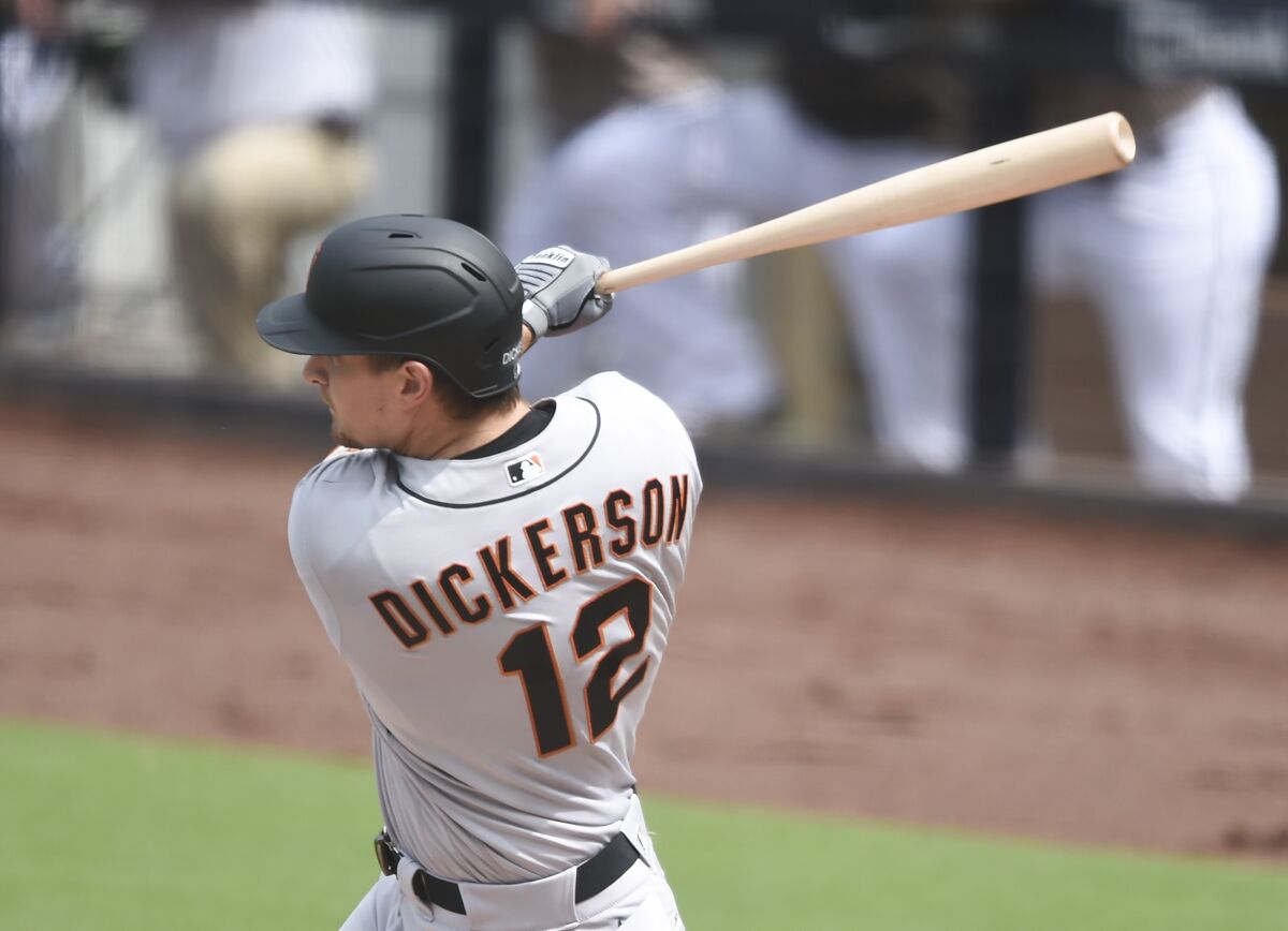 The Giants' Alex Dickerson