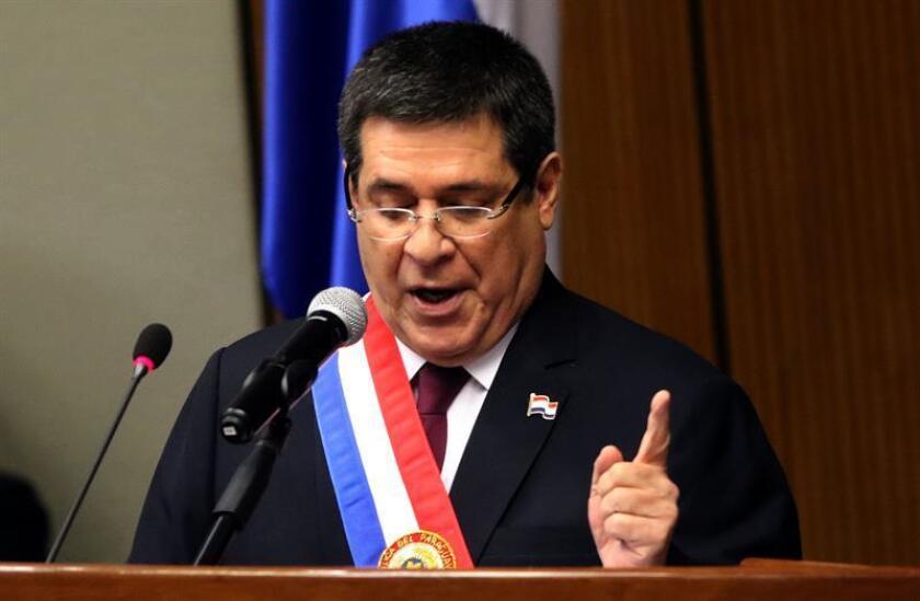 El presidente paraguayo, Horacio Cartes. EFE