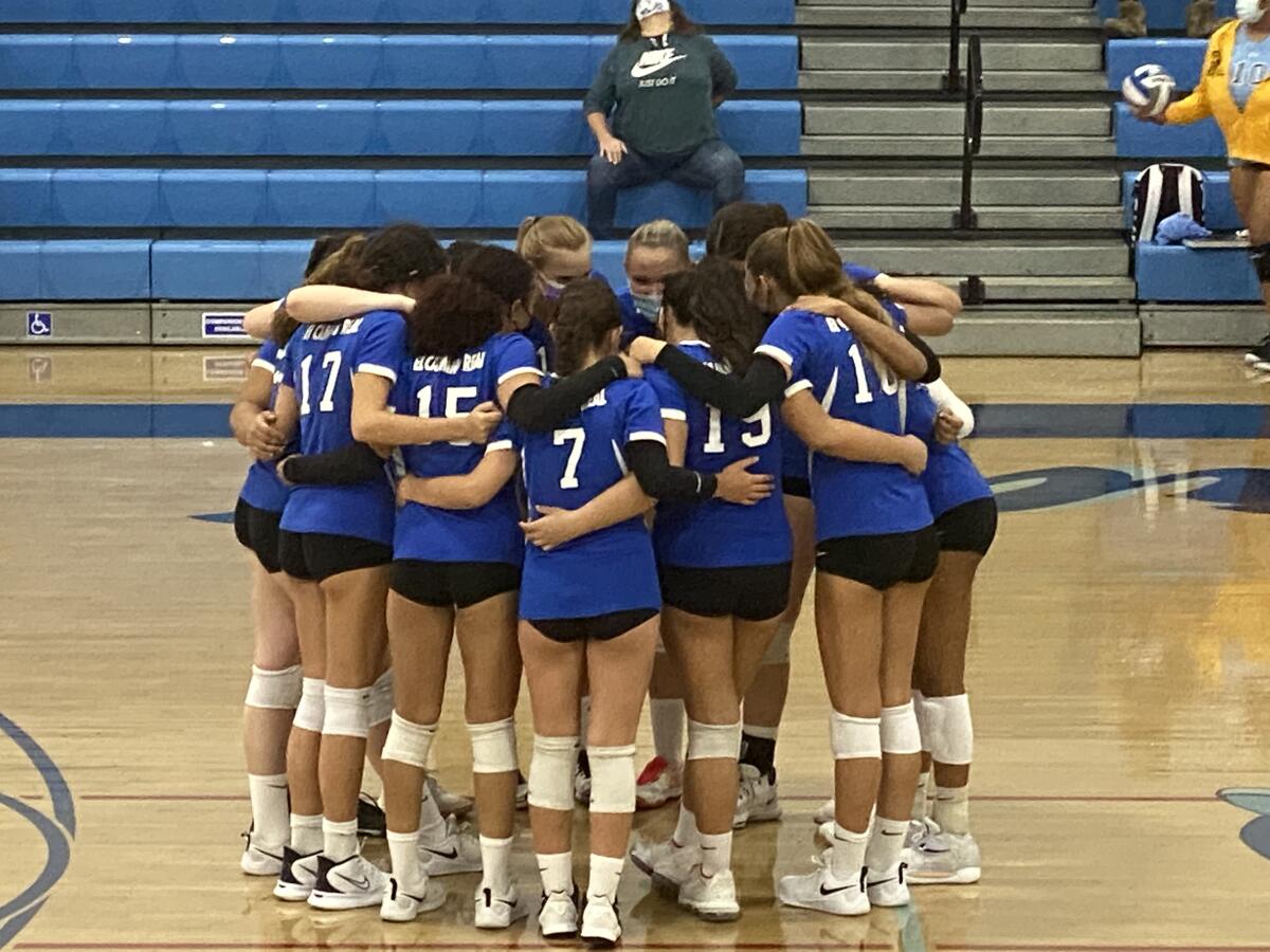 El Camino Real girls' volleyball team won a tournament this past weekend.