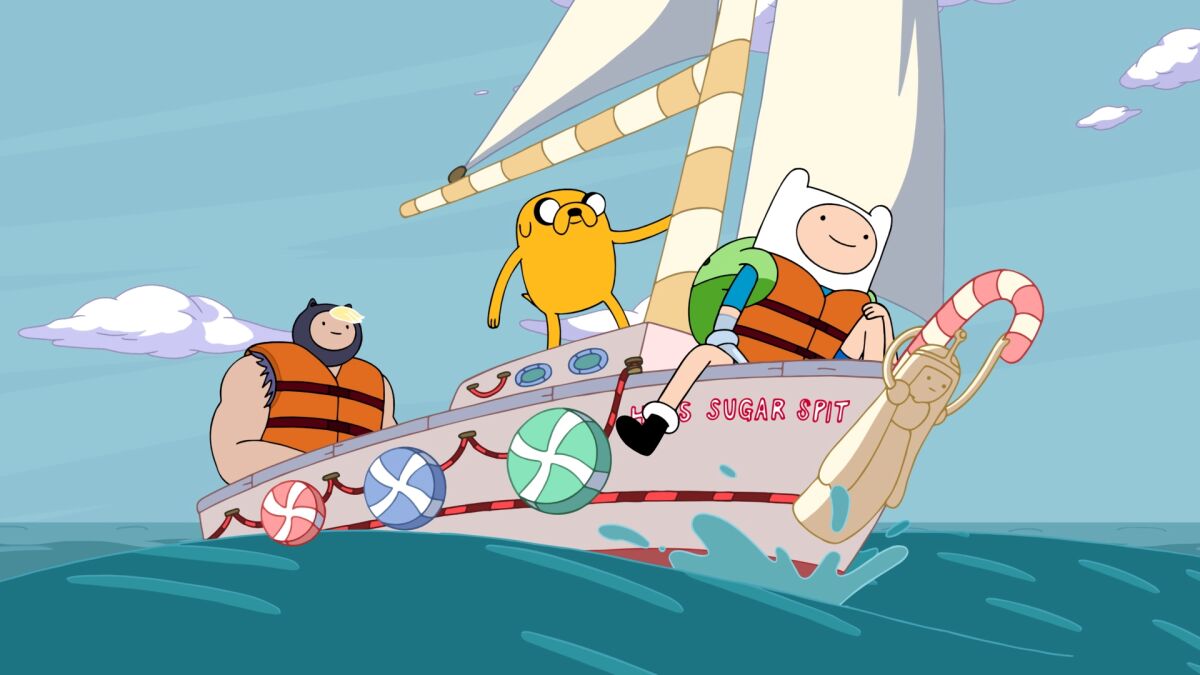 A scene from Cartoon Network's "Adventure Time." 