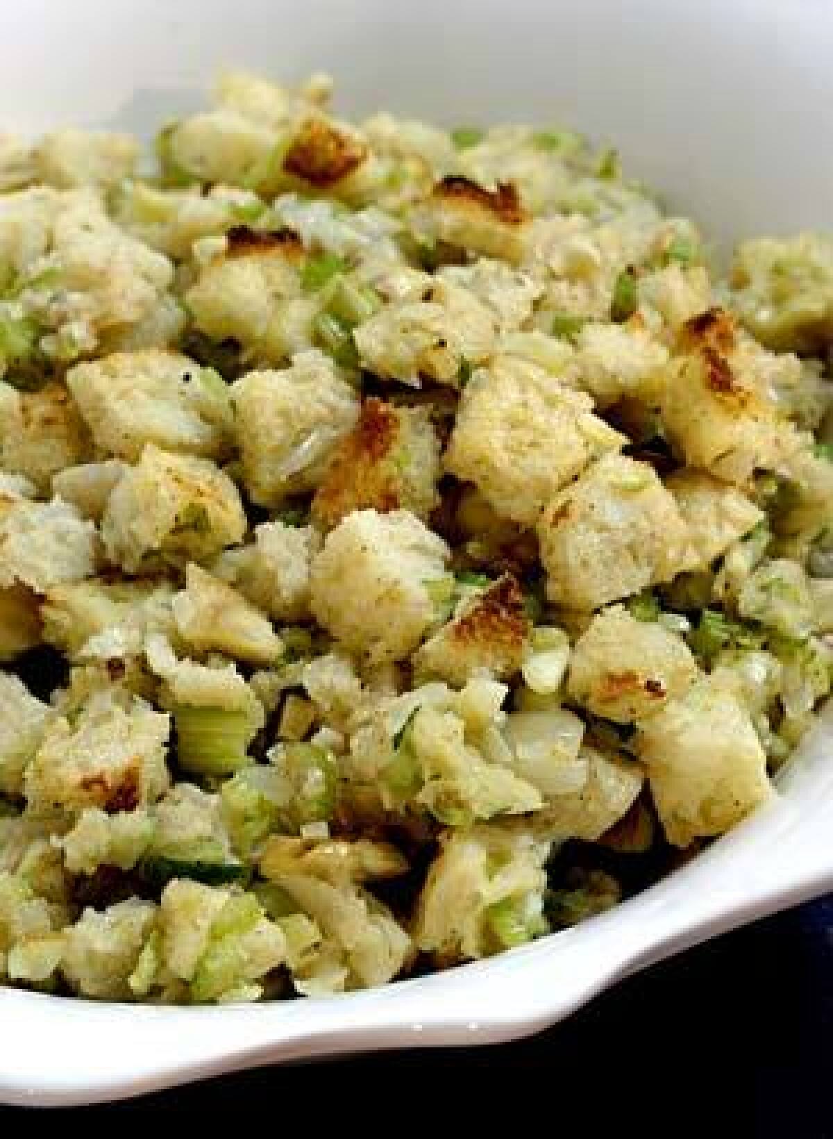 Stuffing is an excellent canvas for creativity. Really good stuffing will be delicious even without the turkey.