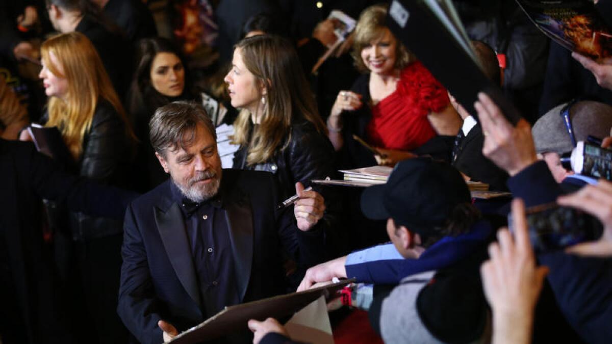 Star Wars actor Mark Hamill supported an effort to crack down on fake autographs in 2016.