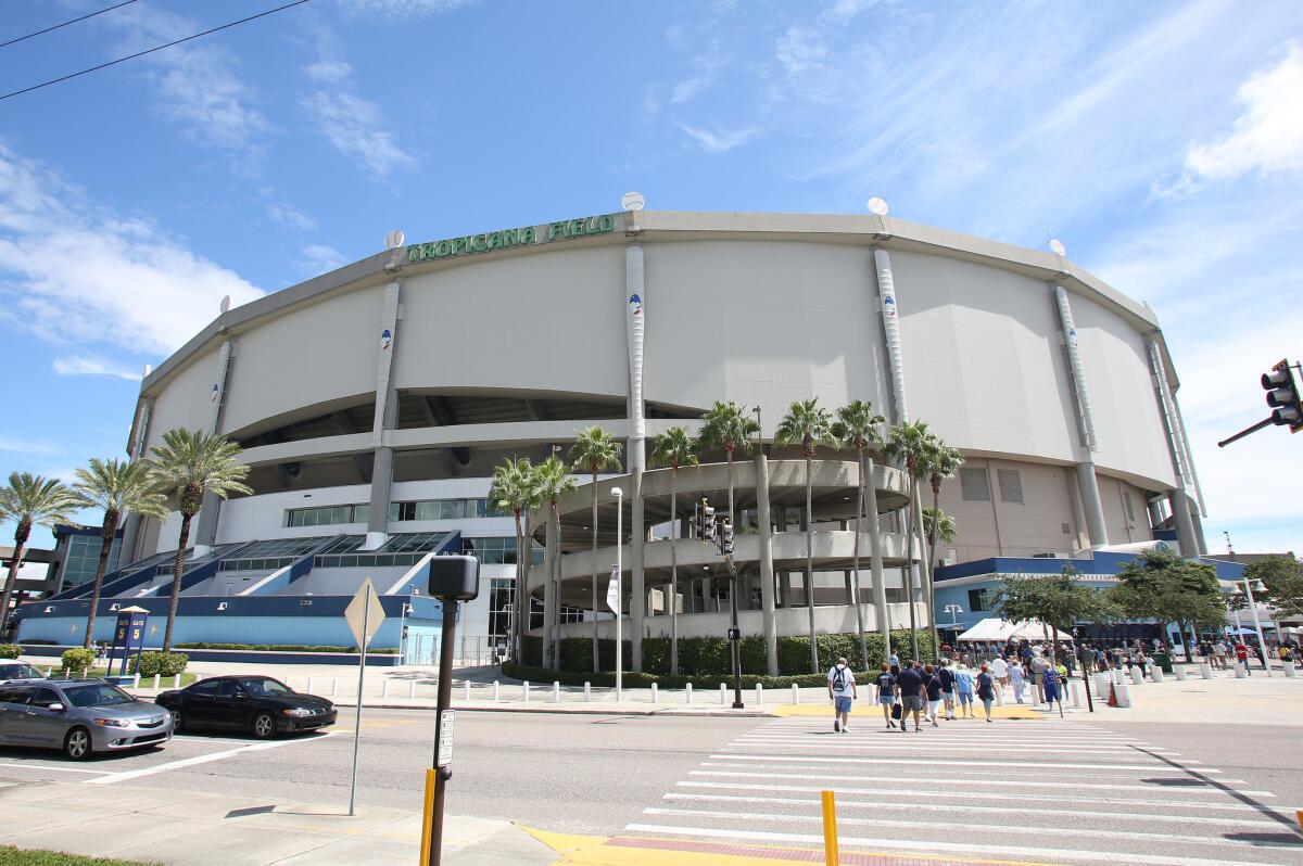 The Tampa Bay Rays sold an average of 17,858 tickets per game at Tropicana Field this season, the lowest figure in the major leagues.