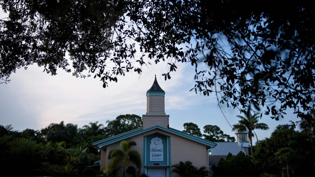 A view of the Islamic Center of Fort Pierce in Fort Pierce, Fla.