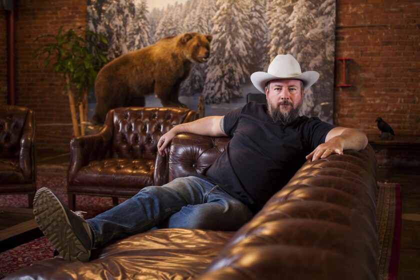 Shane Smith, co-founder and chief executive of Vice Media, poses in Brooklyn in 2013.