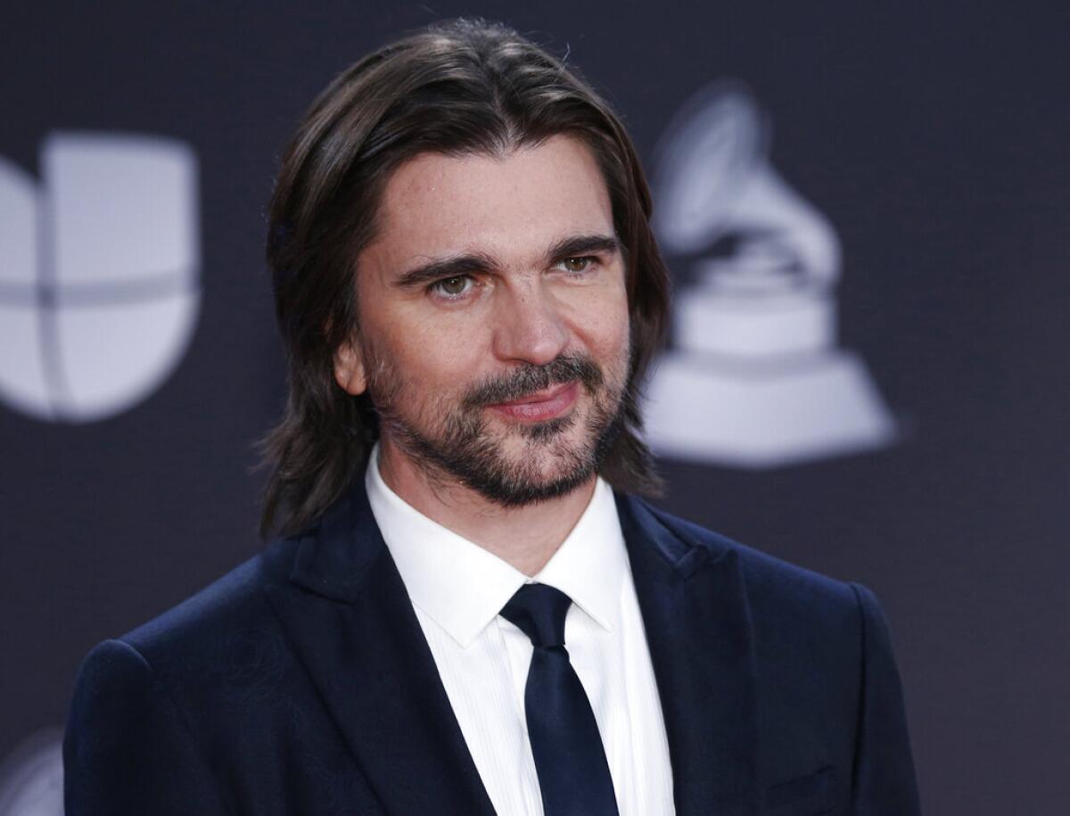  Juanes llega a la 20ma entrega anual de los Latin Grammy en Las Vegas el 14 de noviembre de 2019.