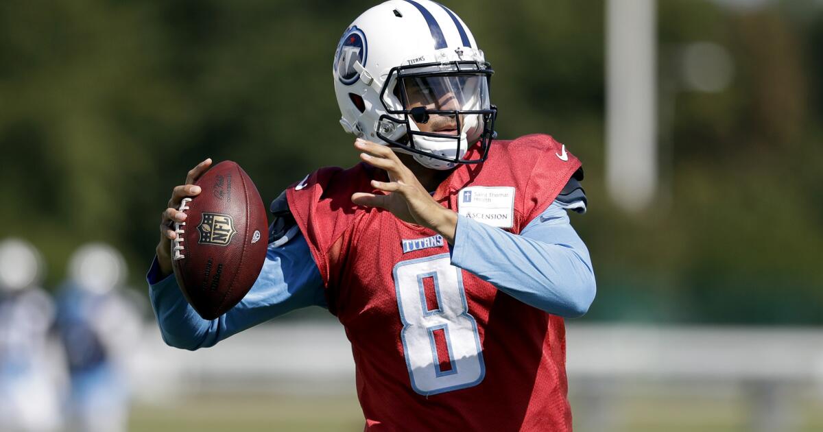 Marcus Mariota wants to be a starting quarterback again: 'I'll be ready to  go' 