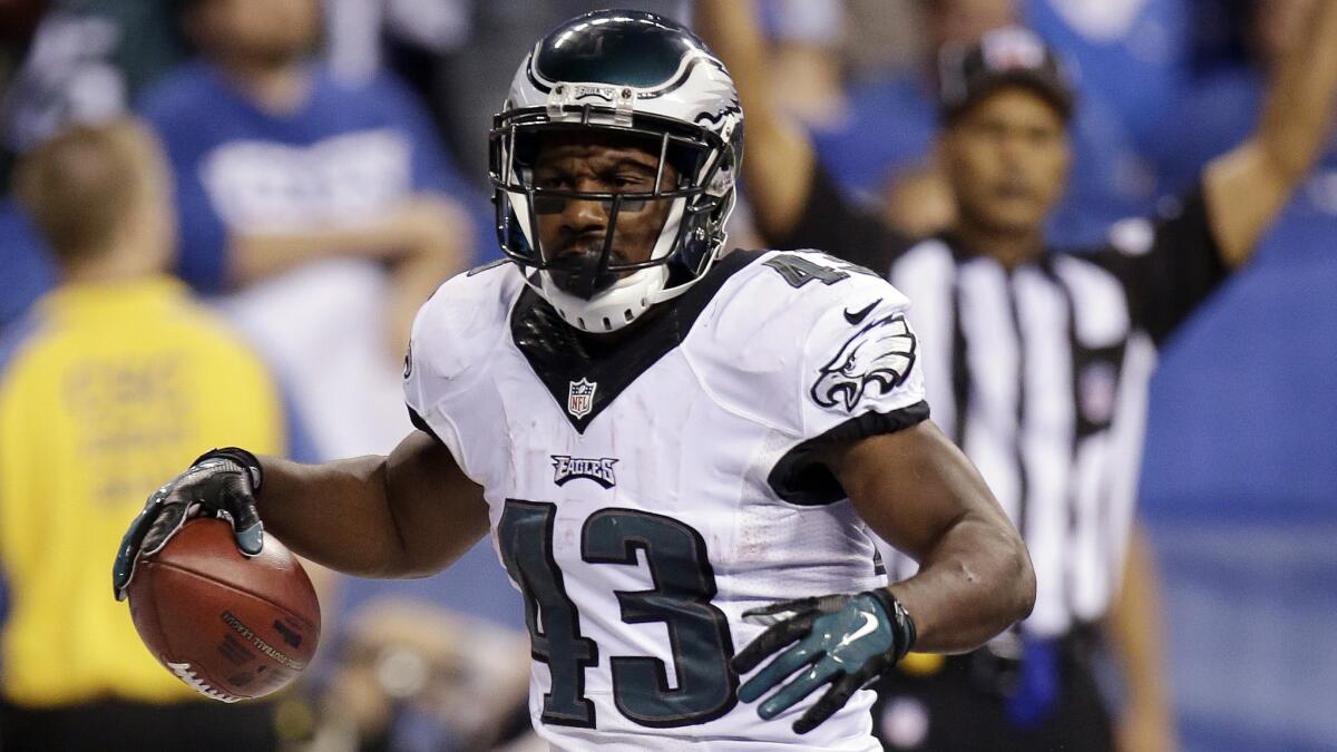 Philadelphia Eagles tailback Darren Sproles, who is currently selling his Poway home, has bought a newly built house in Tarzana for $3.655 million.
