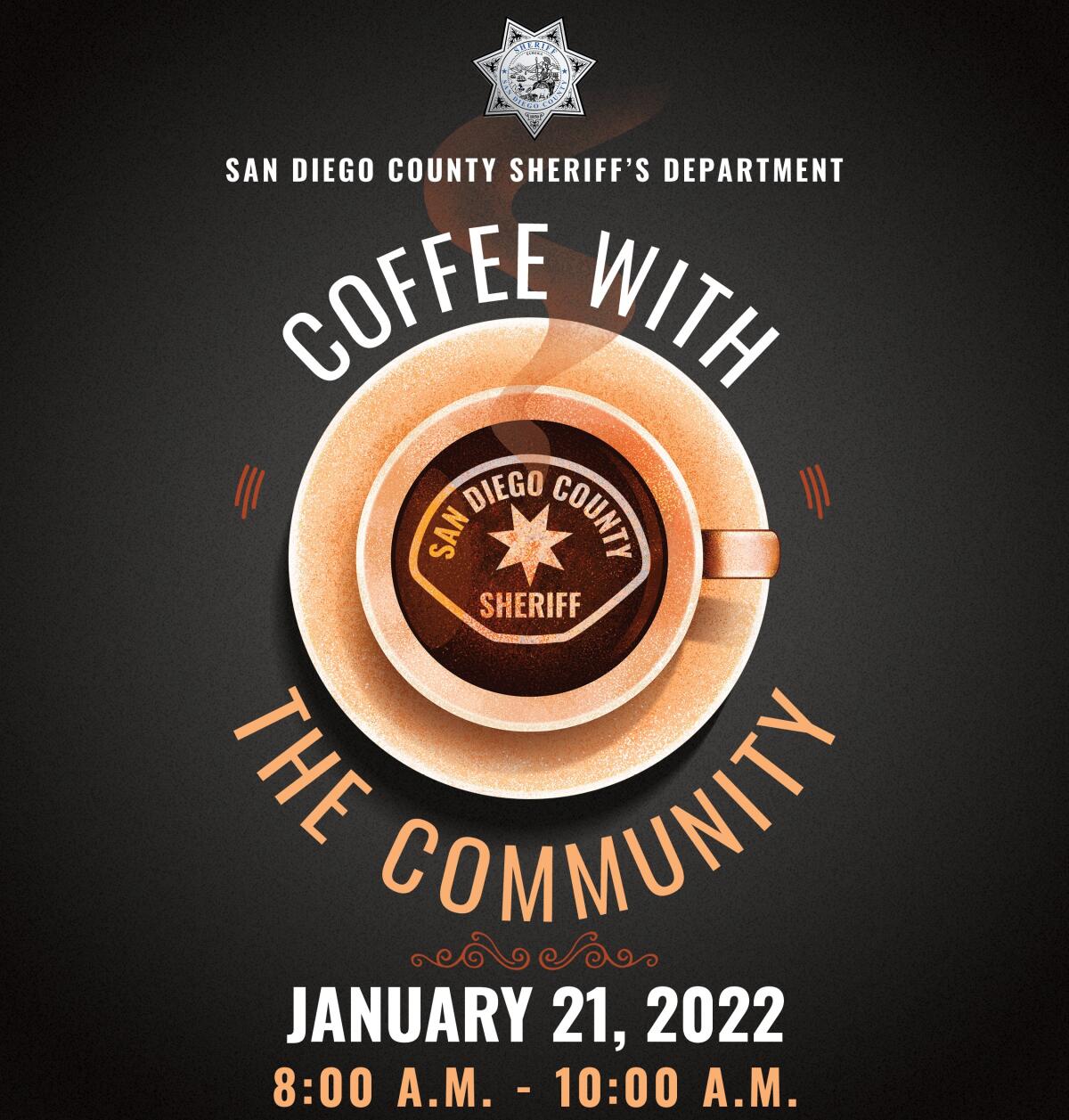 Sheriff coffee flyer