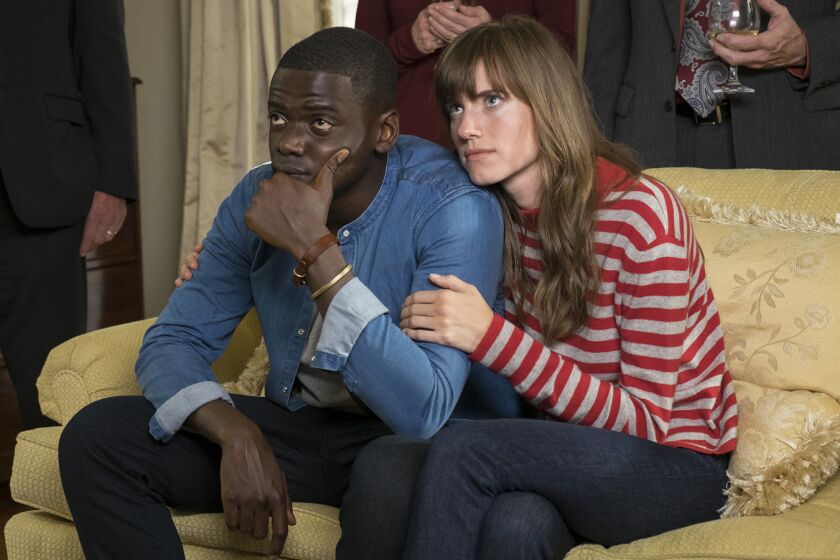 Daniel Kaluuya, left, and Allison Williams in "Get Out."