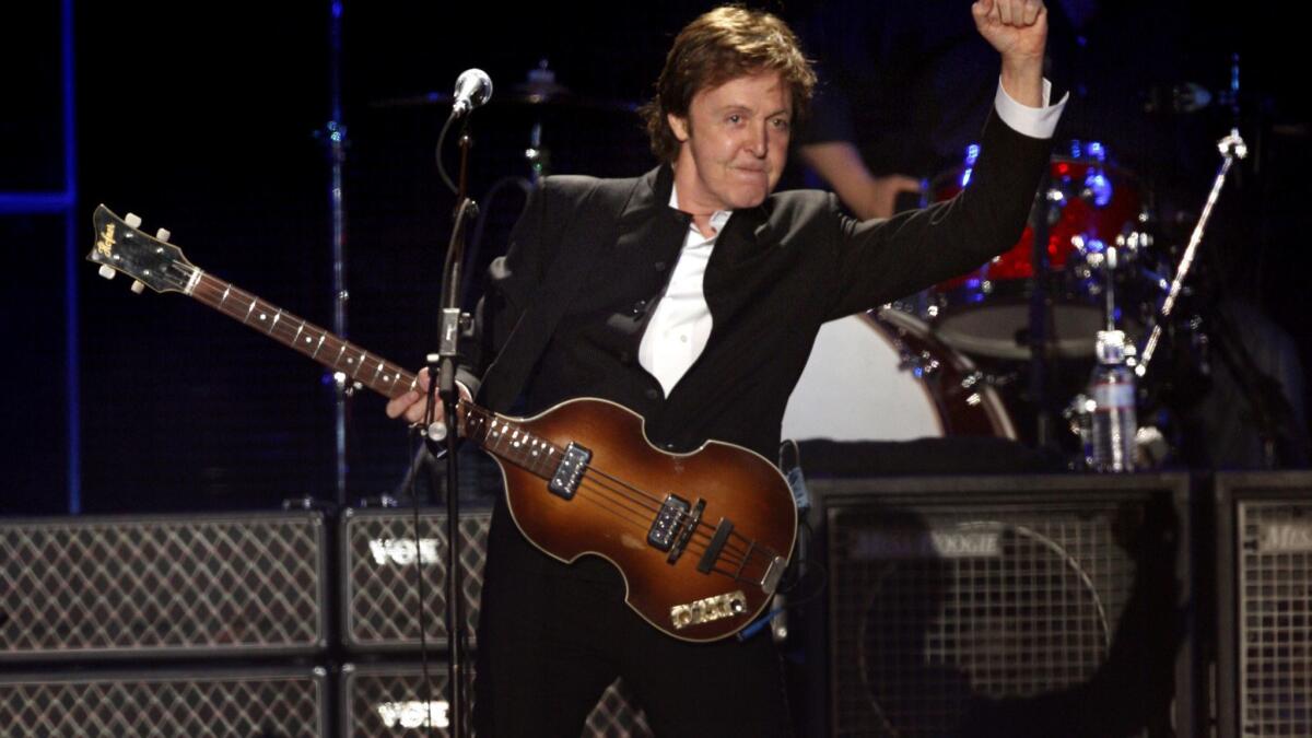Paul McCartney as Coachella headliner in 2009.