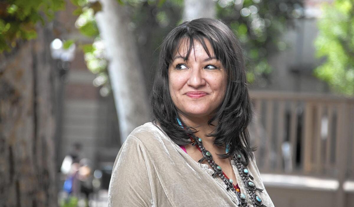 Sandra Cisneros, seen at the Los Angeles Times Festival of Books at USC in 2014, is refreshingly candid in her memoir-in-essays "A House of My Own."