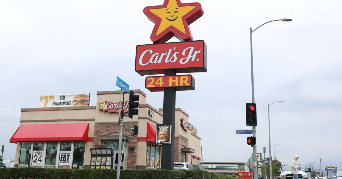 Ο προβληματικός δικαιοδόχος Carls Jr. σχεδιάζει να κλείσει 10 και να πουλήσει 49 καταστήματα στην Καλιφόρνια
