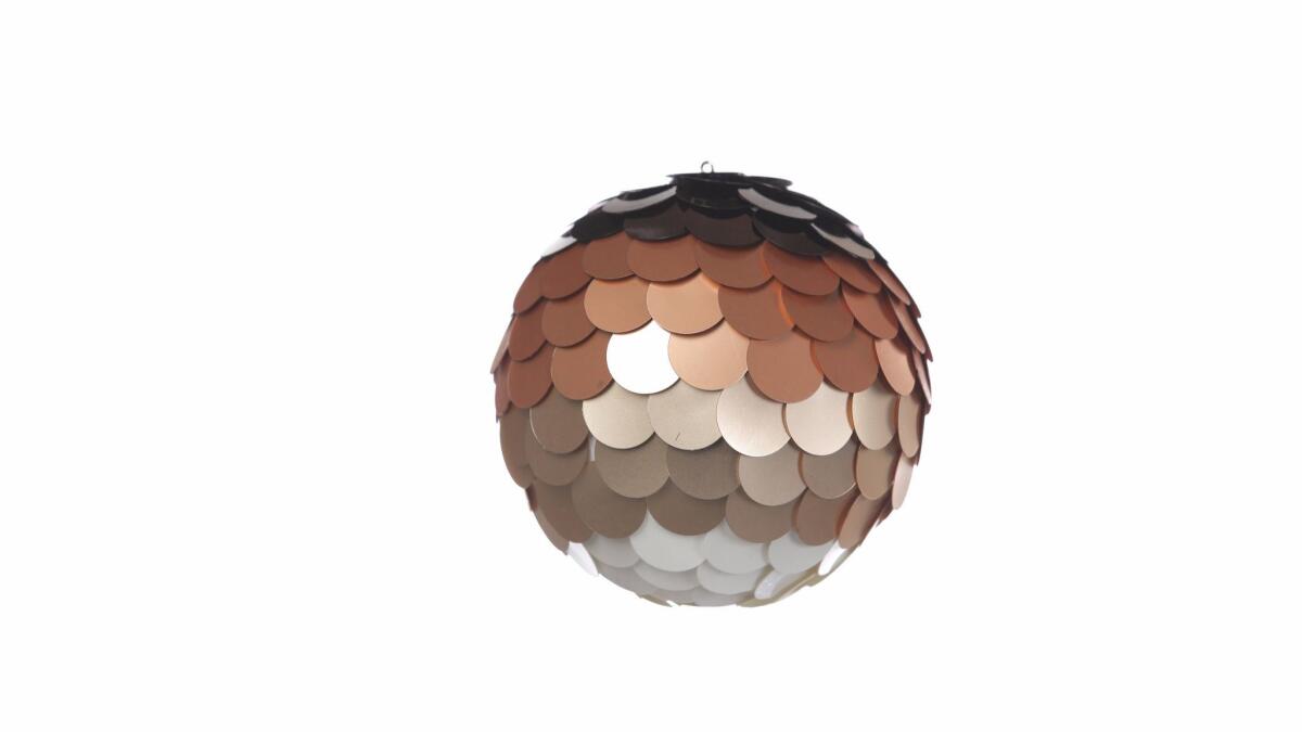 This ombre ball is a sleek addition to any collection.