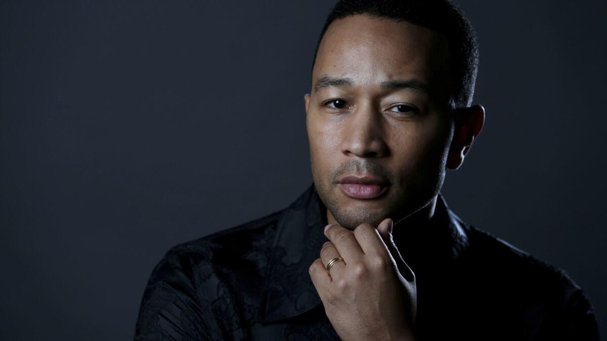 "If you follow me on Twitter, you know I have a point of view," John Legend says.