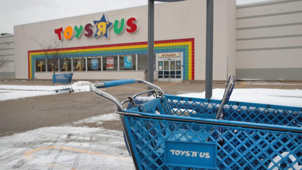 Toys R Us faces a $5-billion debt load.