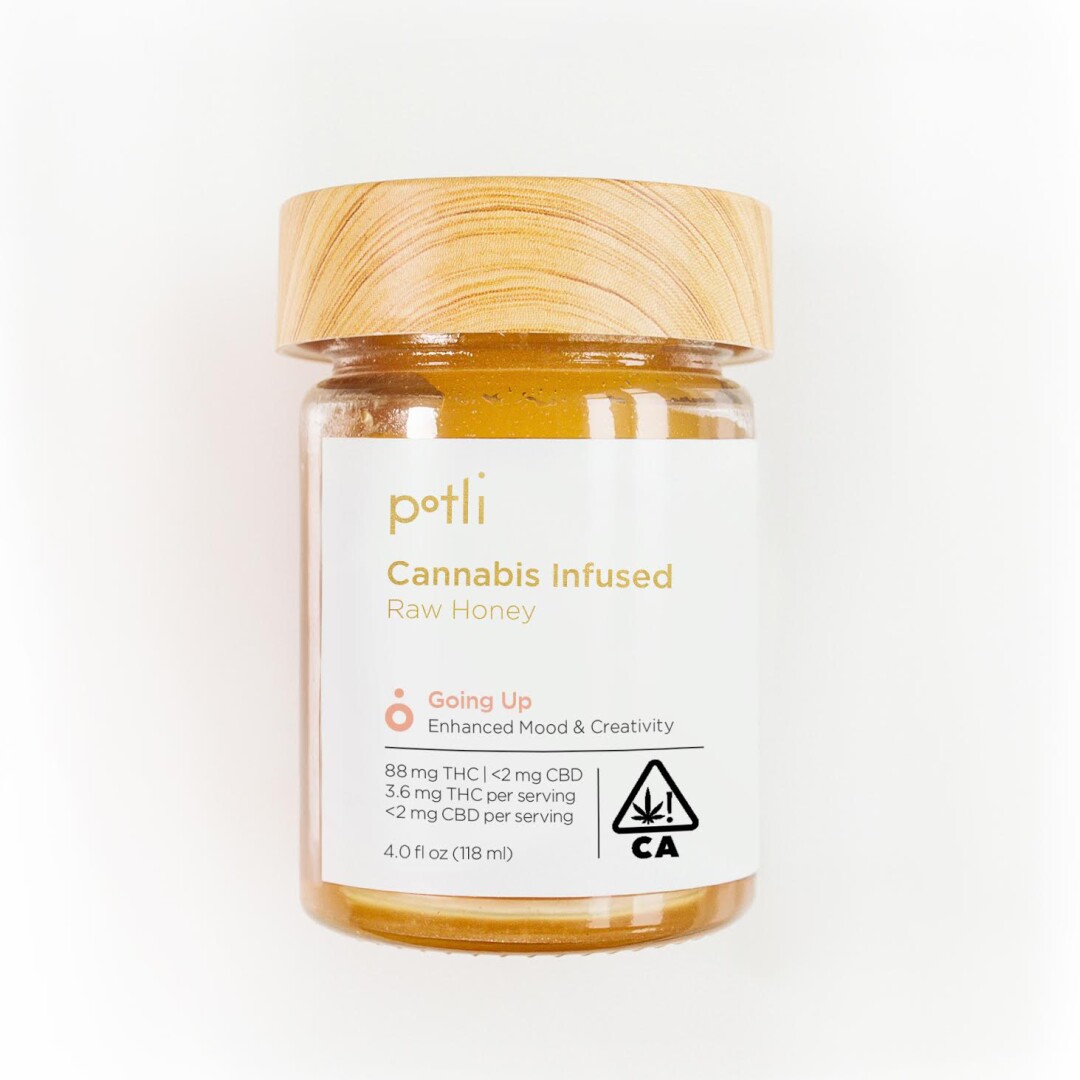 Going Up Cannabis-infused honey from Potli.