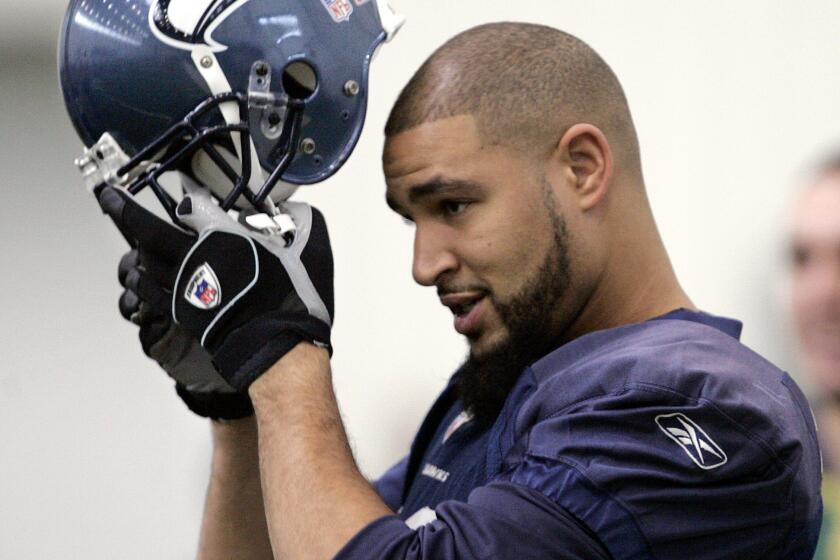 Former Seattle Seahawks tight end Jerramy Stevens, shown in 2006, was charged with two misdemeanors for driving under the influence.