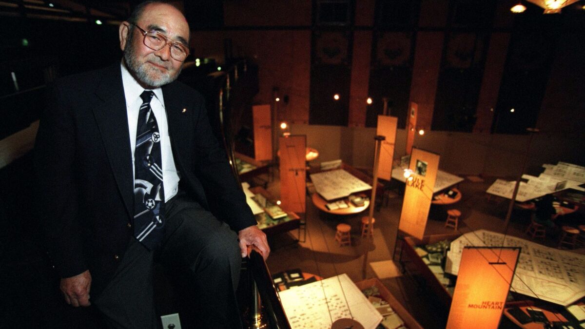 Bruce Kaji, founding president of the Japanese American National Museum, inside the museum in downtown L,A, in 1995.